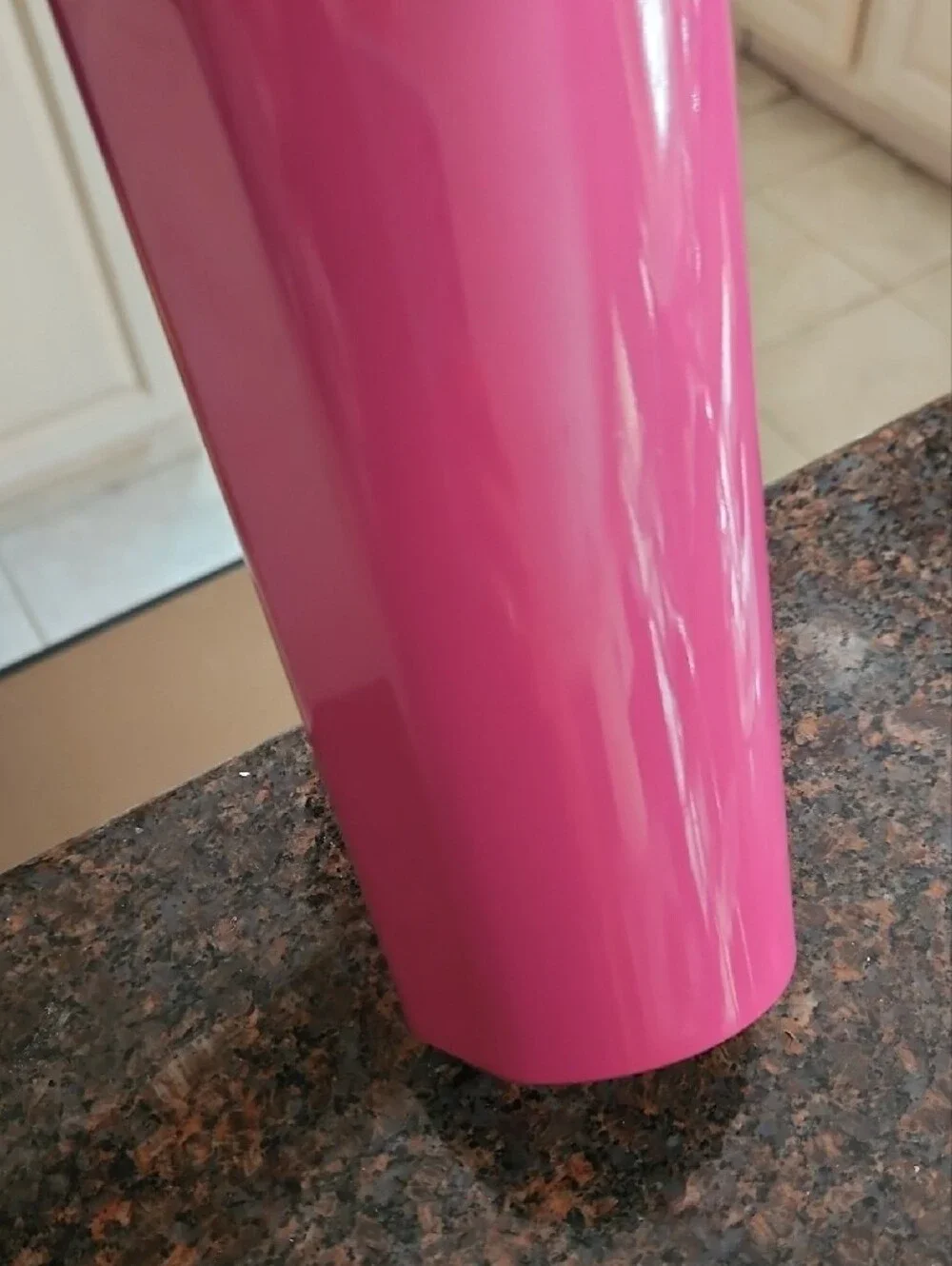 Corkcicle Magenta Travel Tumbler with Clear Lid